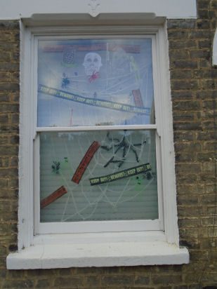 2023 Gwydir St Halloween window